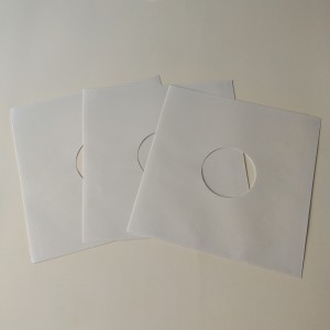 12 valkoisen kirjan vinyyli-LP-sisäholkki 33RPM-vinyylilevylle