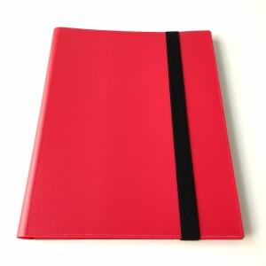 9-taskuisten punaisten pelikorttien keräilijäportfolioiden albumit vakiokorttien sitojat